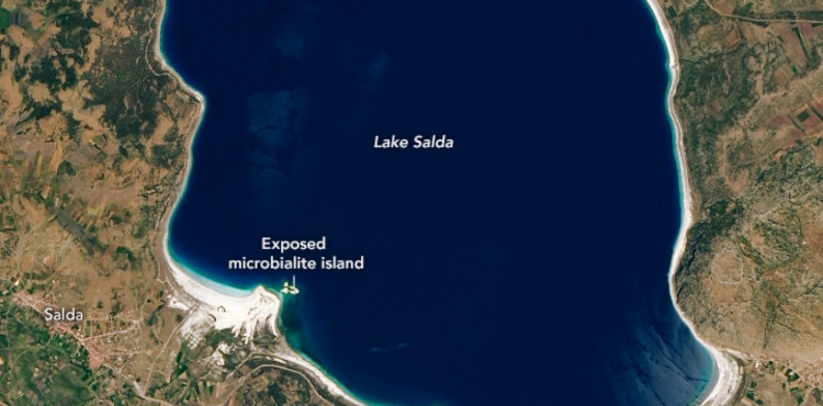 NASA'dan Salda Gölü paylaşımı