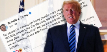 Trump'ın Covid-19 mesajını Facebook sildi, Twitter engelledi
