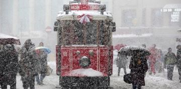 İstanbul için kar vakti