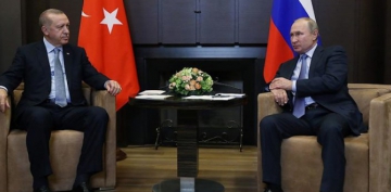  Erdoğan Putin'le Suriye ve Libya'yı görüştü