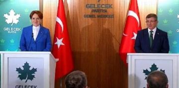 Akşener'den Davutoğlu'na 'hayırlı olsun' ziyareti
