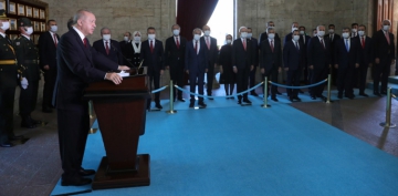 Erdoğan: Türkiye Doğu Akdeniz'de şantaj diline boyun eğmeyecek