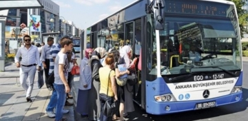 Ankara'da özel halk otobüsleri kontak kapatıyor