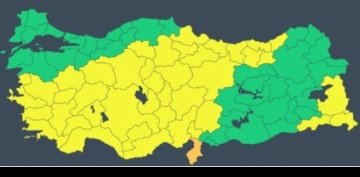 Meteoroloji’den 42 il için sarı kodlu uyarı