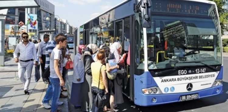 Ankara'da özel halk otobüsleri kontak kapatıyor