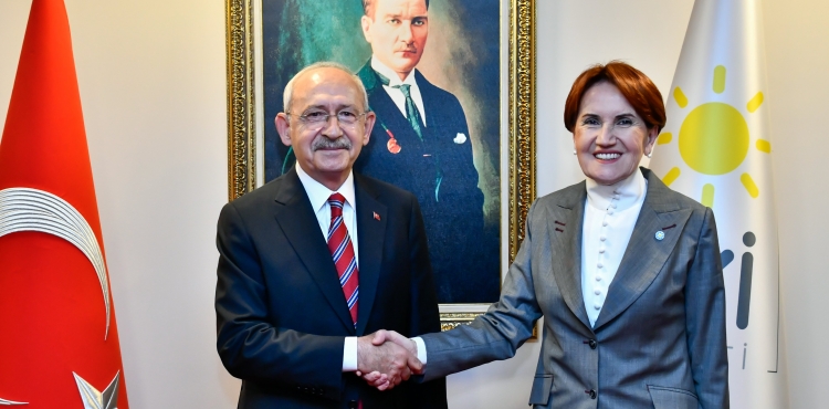 Kılıçdaroğlu ve Akşener ‘altılı masa’ toplantısı öncesi görüştü