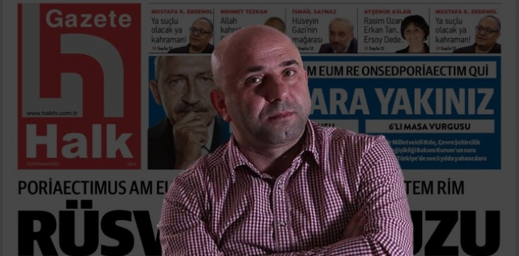 Aykut Küçükkaya, ‘Halk Gazete’nin prova baskısını paylaşıp veda etti